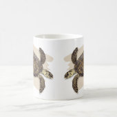Hawksbillのウミガメのマグ コーヒーマグカップ (中央)