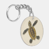 HawksbillのウミガメのHatchling Keychain キーホルダー (正面左)