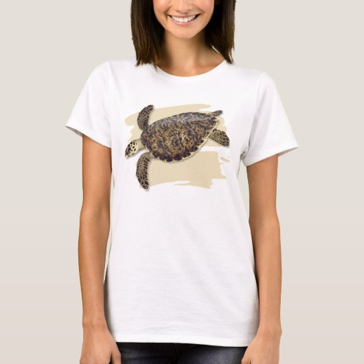 HawksbillのウミガメのTシャツ Tシャツ (正面)