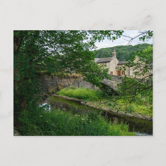 Hawksclough Bridge, Mytholmroyd ポストカード (正面)