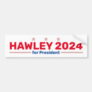 Hawley 2024バンパーステッカー バンパーステッカー