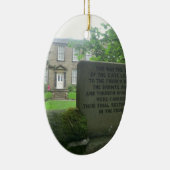 HaworthのBronteのParsonage セラミックオーナメント (右)