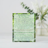 Hawthorn & Oak Handfasting Program with Notes (スタンド正面)