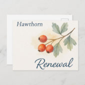 Hawthorn — Renewal ポストカード (正面/裏面)