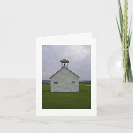 Hawthorneの校舎、Bridgport、VT カード (正面)