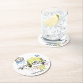 Hawthorne橋ポートランドコースター ラウンドペーパーコースター (インサイチュ)