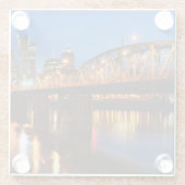 Hawthorne橋 ガラスコースター (裏面)