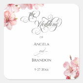 Hawthorne Calligraphy  スクエアシール (正面)