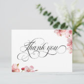 Hawthorne Calligraphy Thank You Card サンキューカード (スタンド正面)