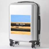 Hay Bales販売会社の車両広告ステッカー シール (スーツケース)