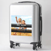 Hay Bales販売会社の車両広告ステッカー シール (スーツケース)