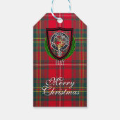 Hay Scottish Clan Tartan & Crest ギフトタグ (正面)