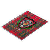 Hay Scottish Clan Tartan & Crest ノートブック (左側)