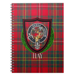 Hay Scottish Clan Tartan & Crest ノートブック
