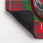 Hay Scottish Clan Tartan & Crest マウスパッド (コーナー)