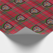 Hay Scottish Clan Tartan & Crest ラッピングペーパー (角)