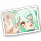 HayaTikaze's sticker ⑧むぅ～ シール (正面)