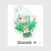 HayaTikaze's sticker ⑦ダブルピース シール (シート)