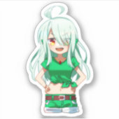 HayaTikaze's sticker ④haha! シール (正面)