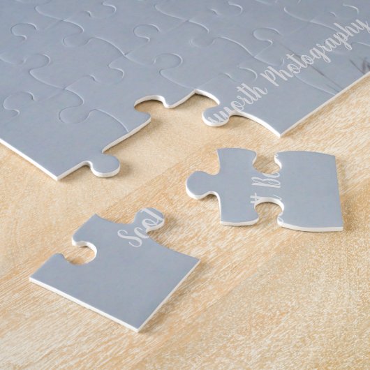 Haybails in a Snowstorm Jigsaw Puzzle ジグソーパズル (側面)