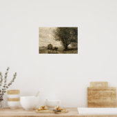 Haycart、c.1860 ポスター (キッチン)