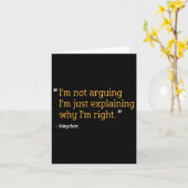 Hayden Gift Quote Funny Birthday Personalized Name カード (黄色い花)