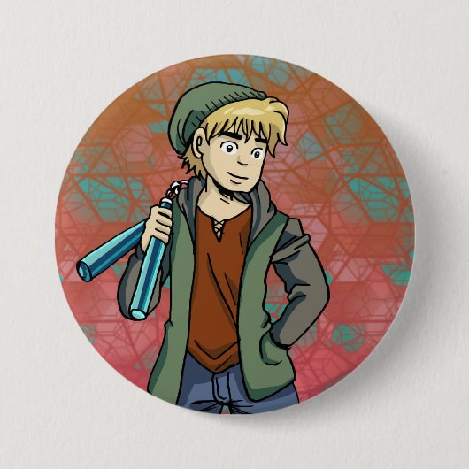 Haydnボタン(Femmeの分裂) 缶バッジ (正面)