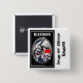 Haydon Pin 缶バッジ (正面&裏面)