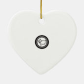 Hayek -経済学の好奇心が強い仕事 セラミックオーナメント (裏面)