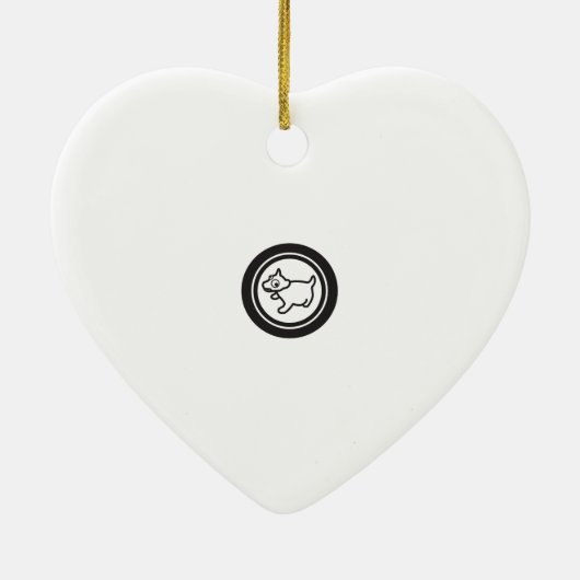 Hayek -経済学の好奇心が強い仕事 セラミックオーナメント (裏面)