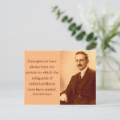 Hayek on Emergency ポストカード (スタンド正面)