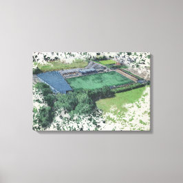 Hayes Lane Stadium 空中ビュー – ブロムリー キャンバスプリント