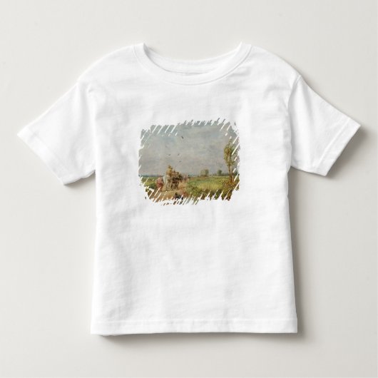 Hayfieldに行きます、1853年(millboardの油) トドラーTシャツ (正面)