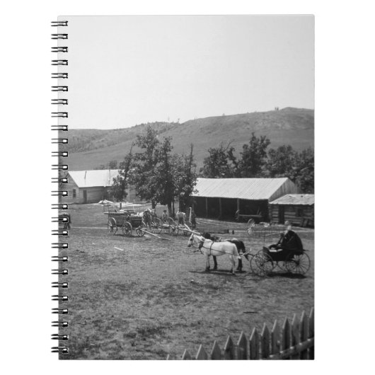 Haylie牧場、Crook郡、ワイオミング、c.1890 (b ノートブック (正面)