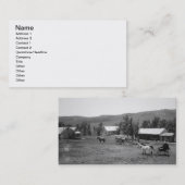 Haylie牧場、Crook郡、ワイオミング、c.1890 (b 名刺 (正面/裏面)