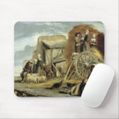 Haymaking 1641年からのHaycart、かリターン マウスパッド (マウス)
