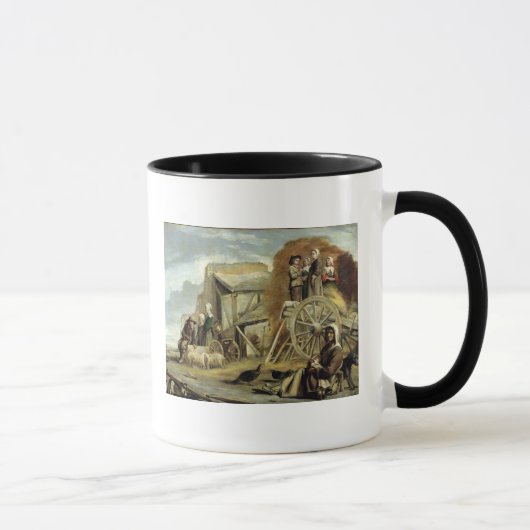 Haymaking 1641年からのHaycart、かリターン マグカップ (右)