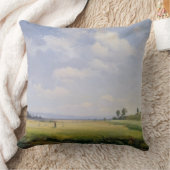 Haymaking 1838年(キャンバスの油) クッション (ブランケット)