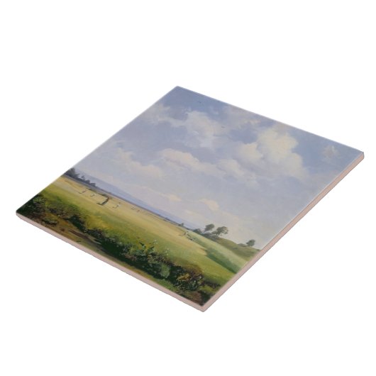 Haymaking 1838年(キャンバスの油) タイル (側面)