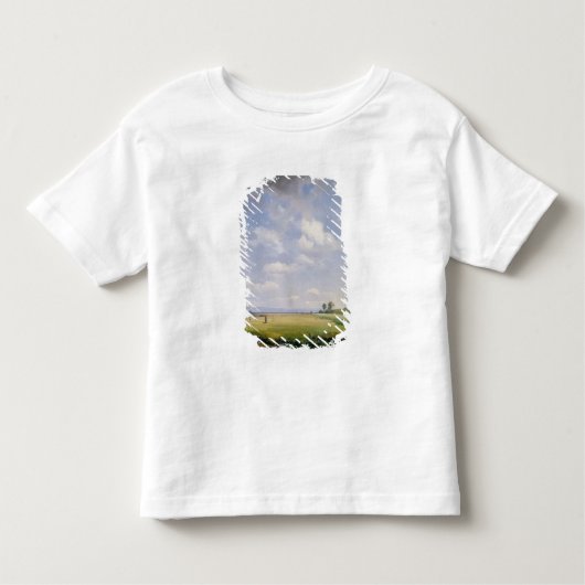 Haymaking 1838年(キャンバスの油) トドラーTシャツ (正面)
