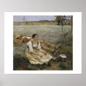 Haymaking — Jules Bastien-Lepage (1877) ポスター (正面)