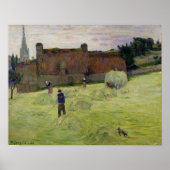 Hayming in Brittany, 1888 ポスター (正面)