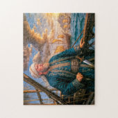 Hayreddin Barbarossa Naval Commander Portrait ジグソーパズル (縦)