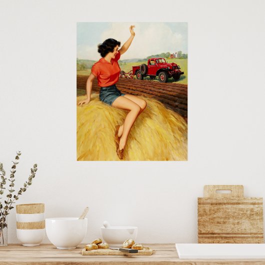 Haystack Artのピンアップ ポスター (キッチン)