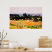 Haystack at Giverny,1886 ポスター (キッチン)