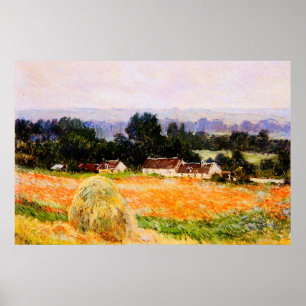 Haystack at Giverny,1886 ポスター
