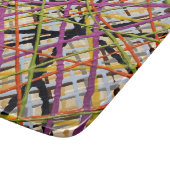 Haystack in Purple 6 x 7 Deco Glass Cutting Board カッティングボード (角)