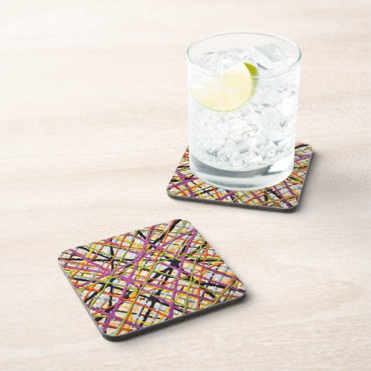 Haystack in Purple Set of 6 Coasters コースター (右側)