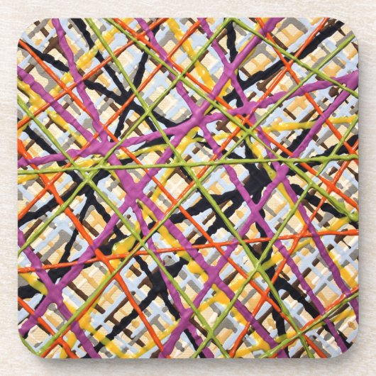 Haystack in Purple Set of 6 Coasters コースター (正面)