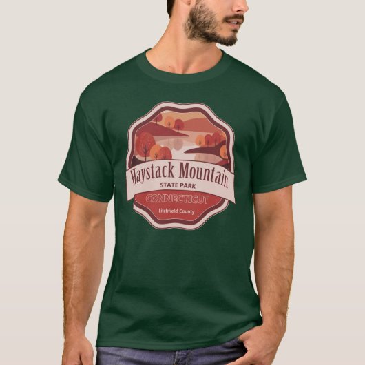 Haystack Mountain State Park Litchfield County Con Tシャツ (正面)